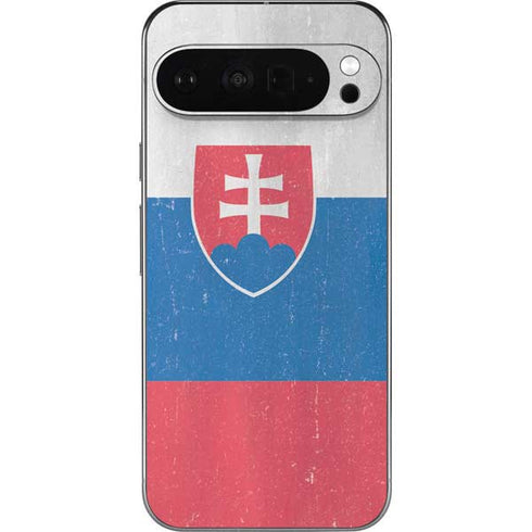 Slovakia Flag Distressed Pixel 9 Pro XL Skin